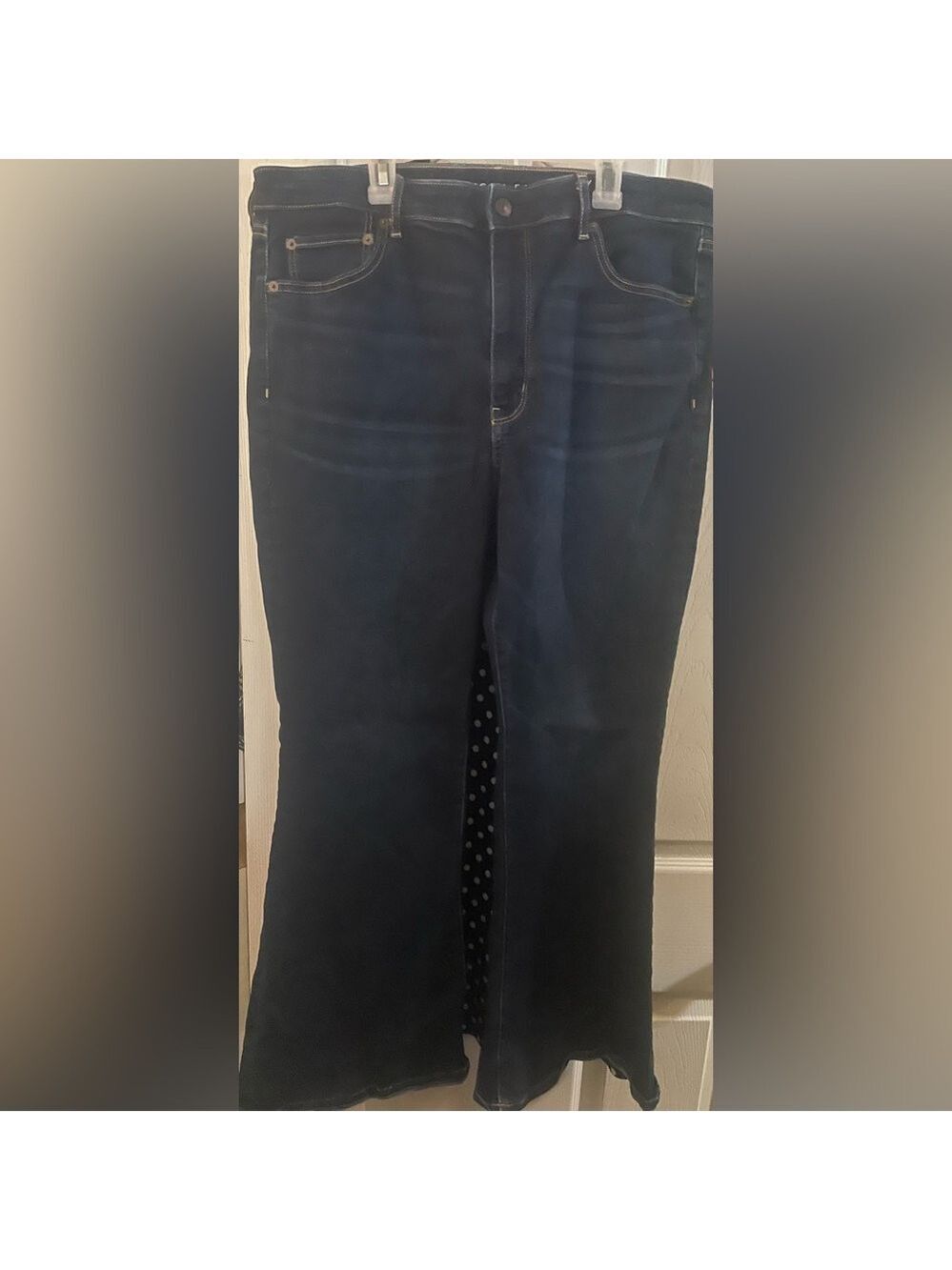 American Eagle Super Stretch Super High Rise Flare Jeans 18 Short